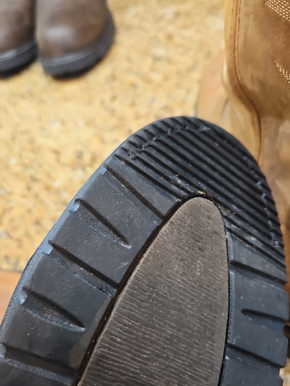 Rocky Men’s Brown Leather Western Work Boots - Picture 6 of 7
